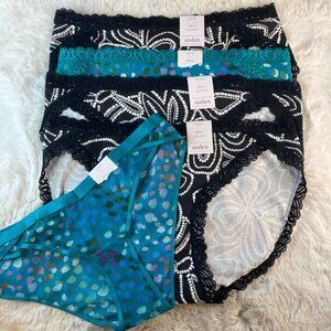 NWT Auden Lot Of Five Underwear Panties Size Small (4-5)